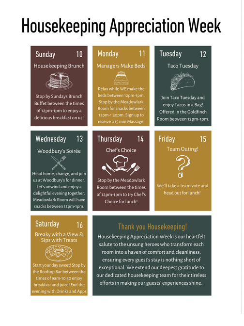 Housekeeping appreciation week